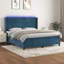 Keyan Velvet Bed with Mattress-1704318341-1704318386
