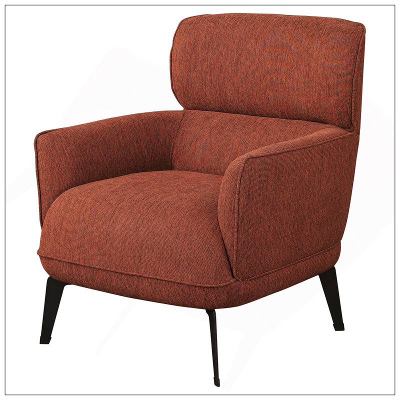 Joshual CAL117 Compliant 30.50'' Wide Armchair, Orange