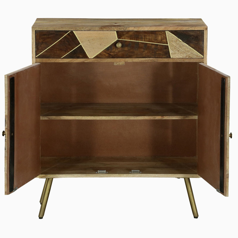 Table de chevet en bois massif 36 po