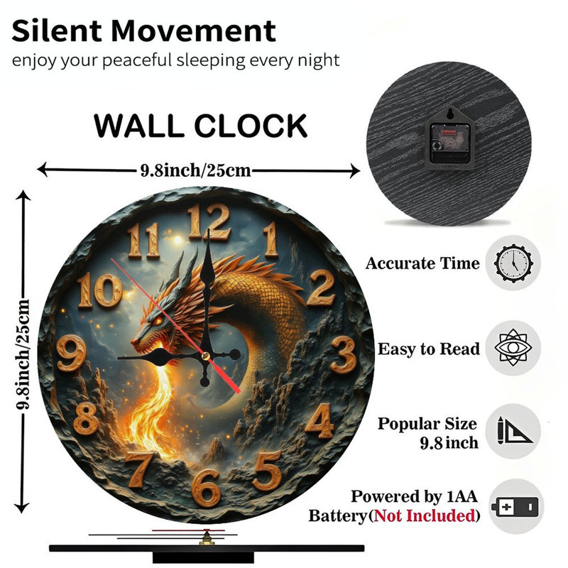Horloge Dragon