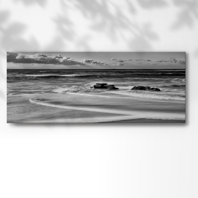 «Whispering Sands Beach» sur toile, H 20 po x l 50 po x P 1,5 po