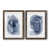 Papier, cadre noyer