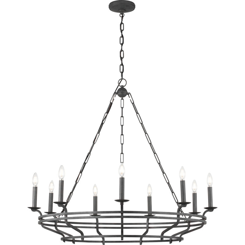 Brighton Chandelier, Italian Rust, 42