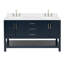 ARIEL Magnolia 60 Double Sink Bathroom Vanity with Top-621125-38213391