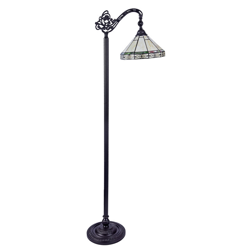 McClendon 62.2'' Blackish Bronze Task Floor Lamp