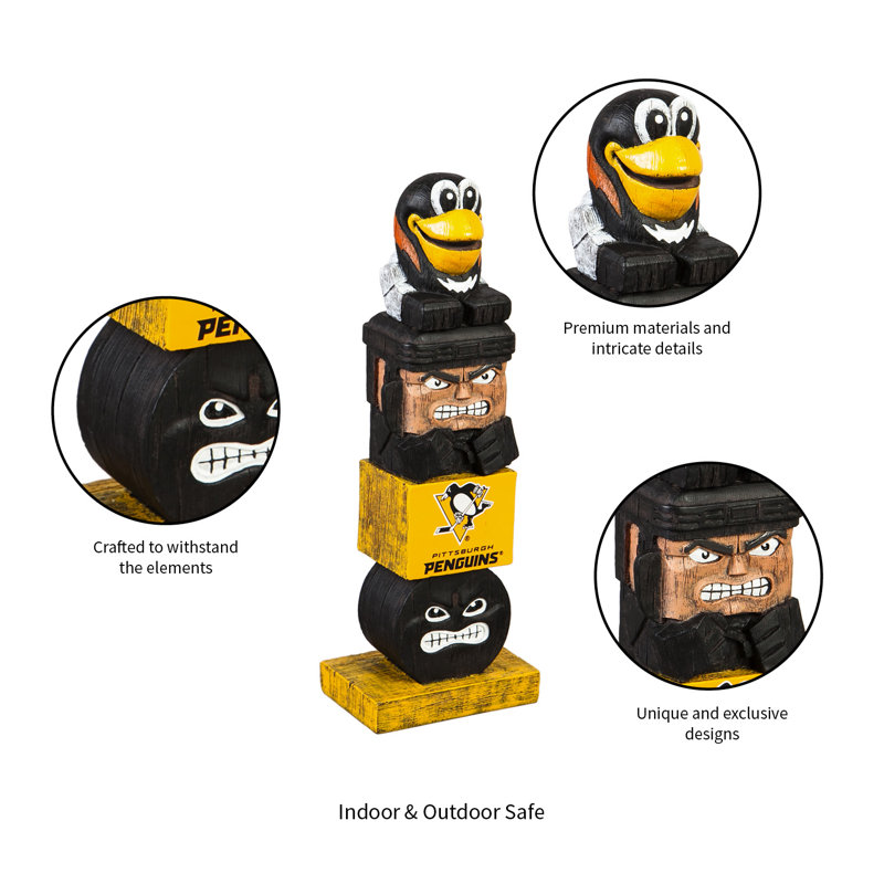 Statue totem tiki NHL, Pittsburgh Penguins