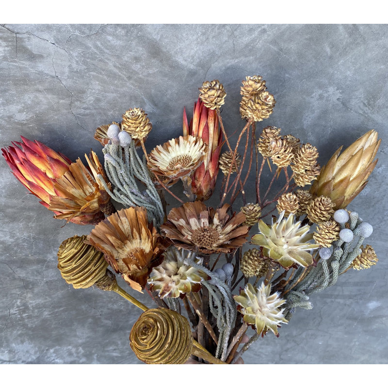 Wood Protea Arrangement