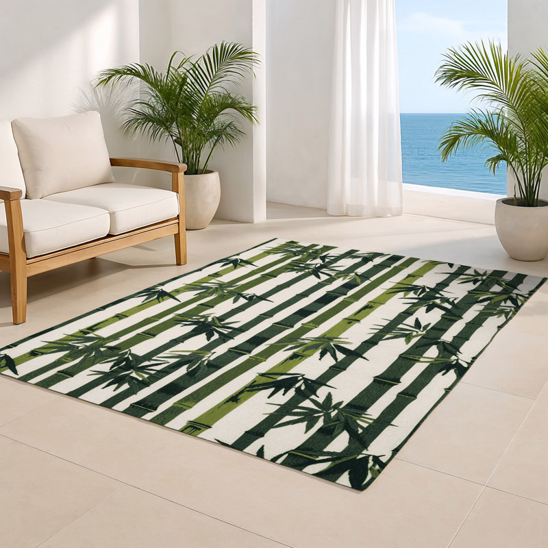 Tapis beige d'intérieur et d'extérieur Nature, Rectangulaire 3 pi x 5 pi