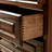 Simple Retro Style Walnut Entrance Cabinet