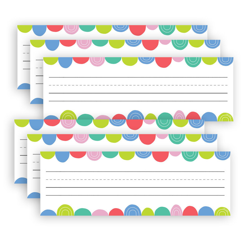 Plaques de nom «Rainbow Drops»