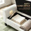 Banc de rangement capitonné avec accoudoirs arrondis, pouf de rangement avec charnière de sécurité et pieds en bois massif pour le pied de lit-1119294696