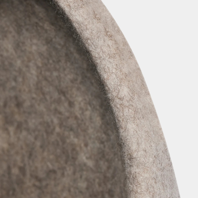  MODWOOL 16 po Nid en laine fait à la main lit pour chat grotte (neutre chaud), Brun