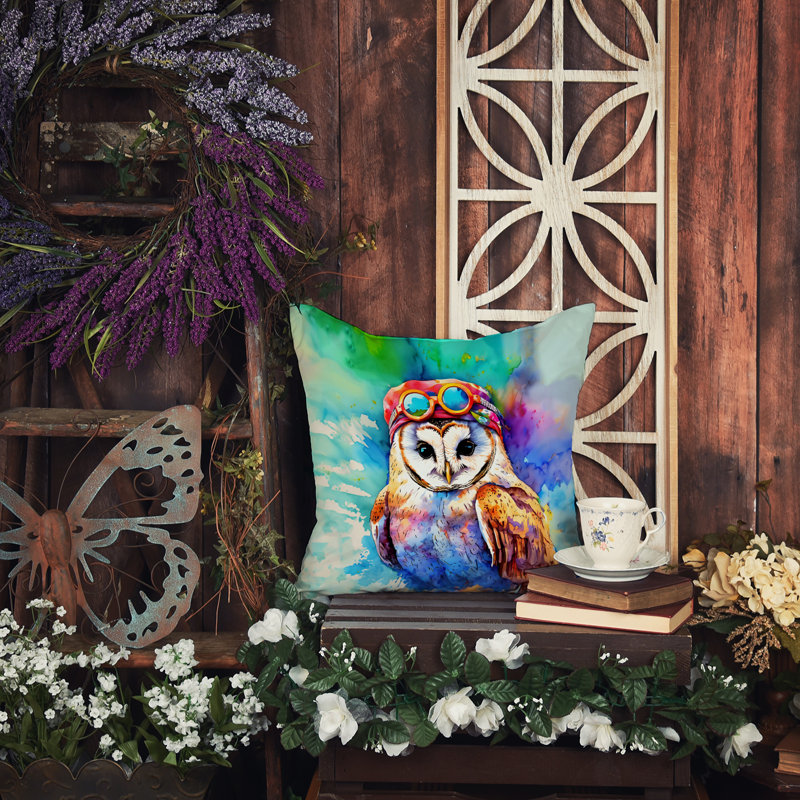 Coussin Hippie, H 14 po x l 14 po