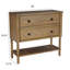 Commode décorative 2 tiroirs Voir ci-dessous