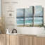 «Seashore Day», 3 pièces sur toile-98562846