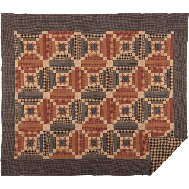 Maisie American Traditional Cotton Patchwork Quilt, Luxury King Quilt