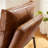Mid Century Accent Genuine Leahter Lounge Chair-1324250