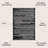 Mahit Modern Berber Stripe Black/Cream Rug-2084829764