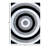 NYC Shag Performance Black White Area Rug-1193329311