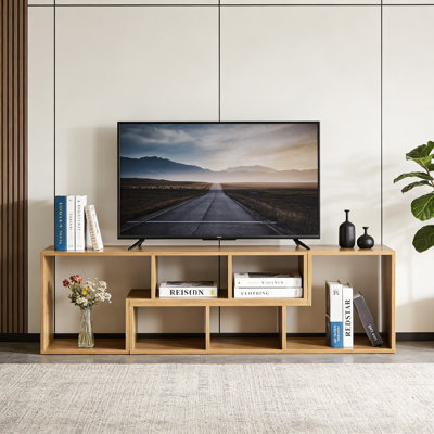 2 Pieces Cube TV Stand,Free Combination Gaming Entertainment Center Media Stand,Open Storage Bookcase Shelf For Living Room,2 Shelf Bookcase L-Shaped TV Console Stand,With Dimensions Of 55.1*11.8*17.1