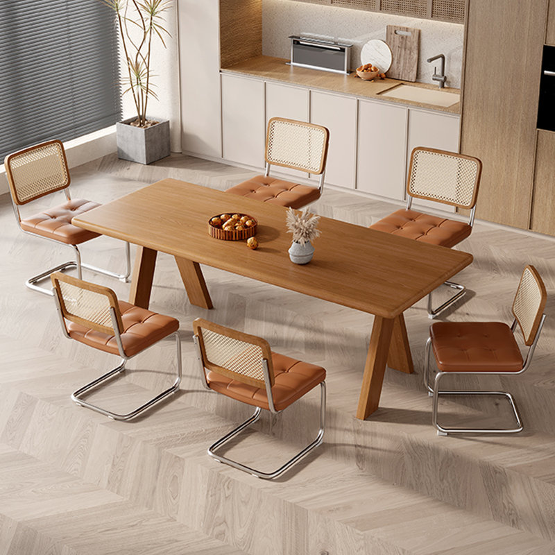 Ensemble de salle à manger Kaylena, H 29,53 po x L 55,12 po x l 27,56 po, 7 pièces : table, 6 chaises