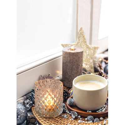 3.5'' H Glass Tabletop Tealight Holder