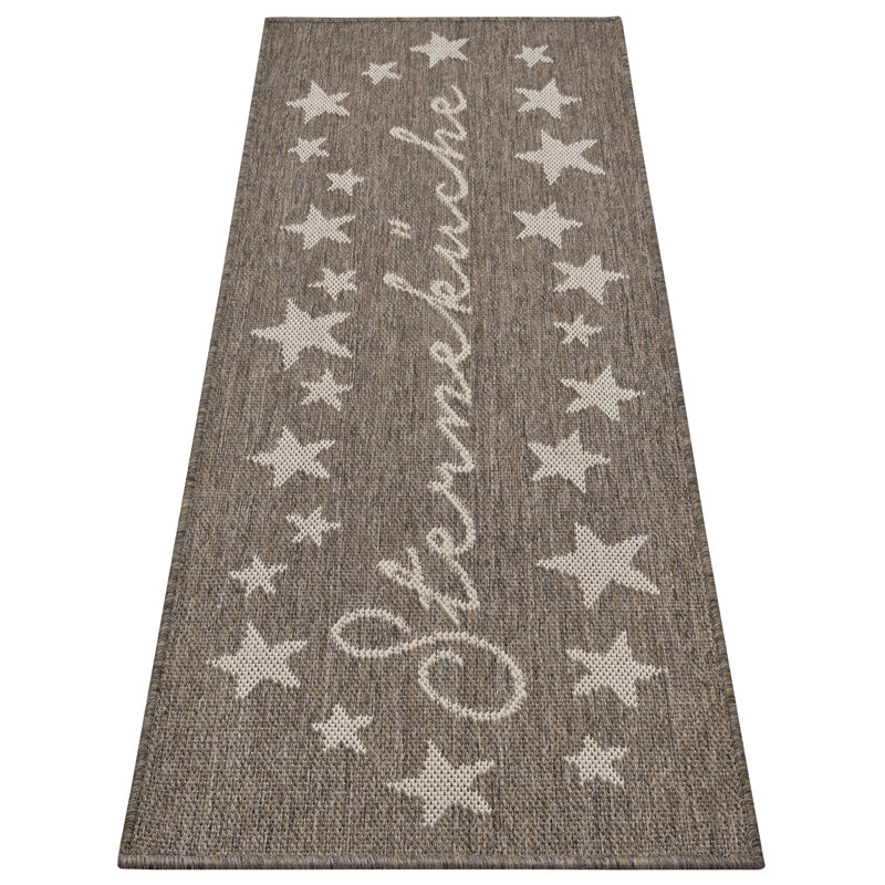 Machine Woven Brown Indoor Rug