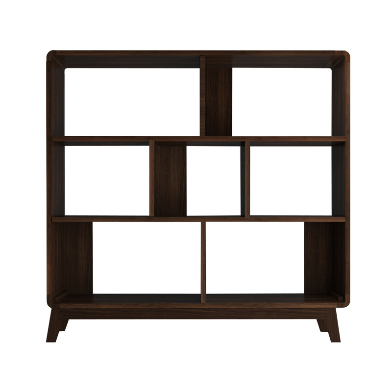 Royst 126cm H x 122cm W Geometric Bookcase