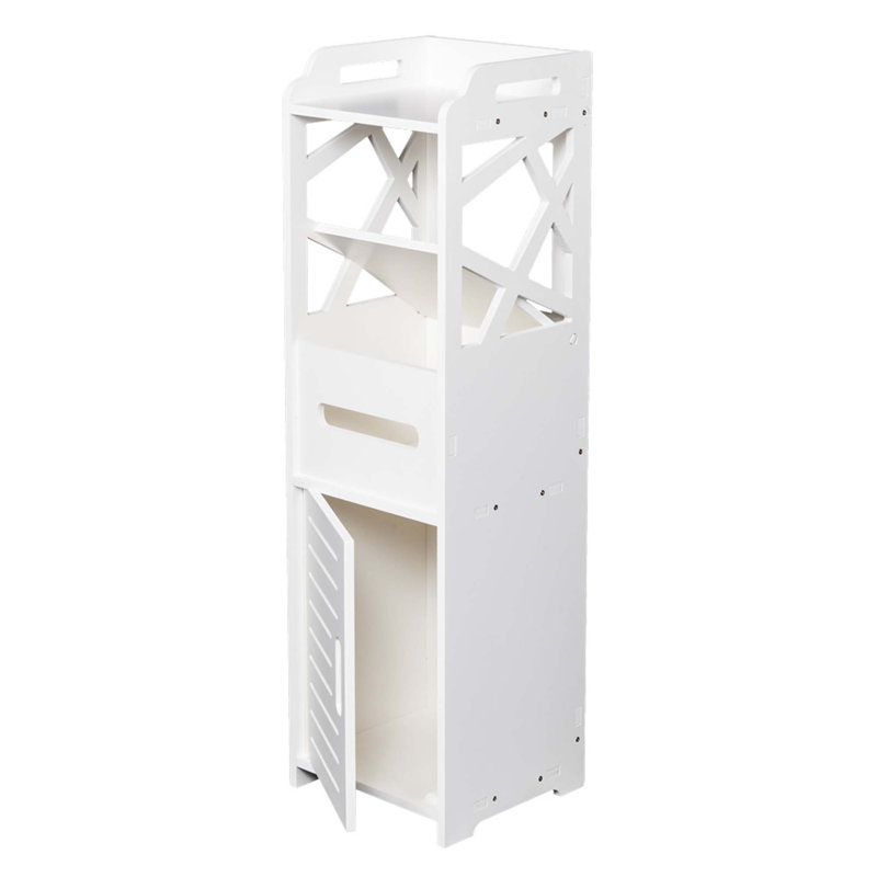 Armoire de rangement à 3 niveaux avec 2 portes