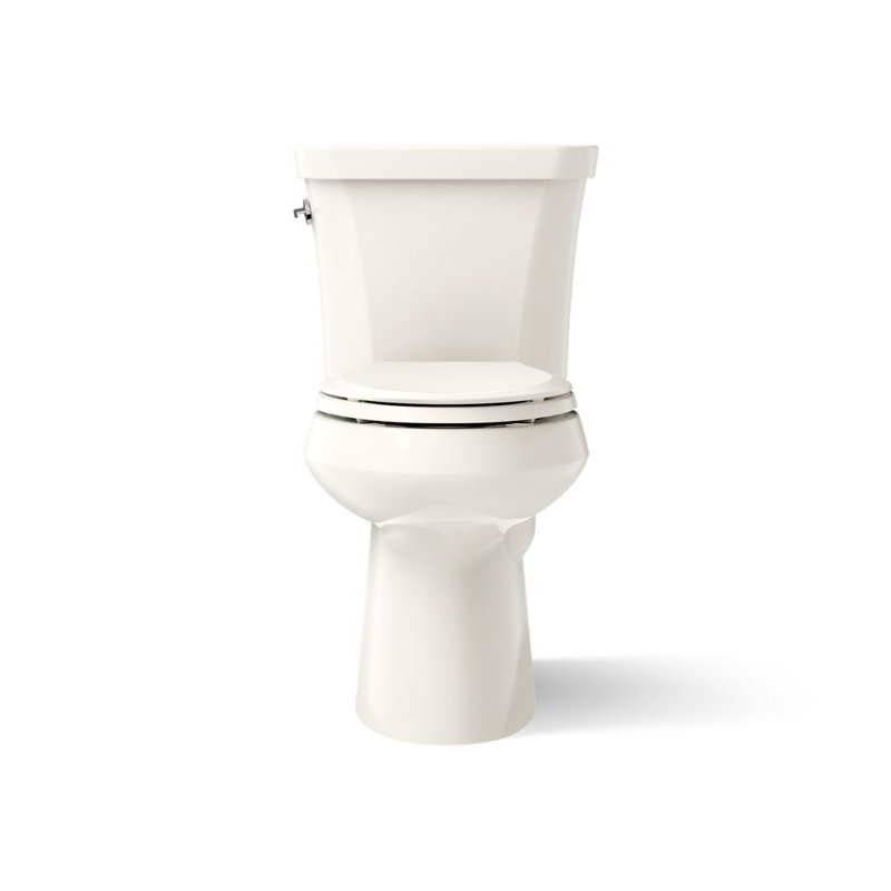 Highline 1.6 GPF Elongated Two-Piece Toilet, Left-Hand, Biscuit