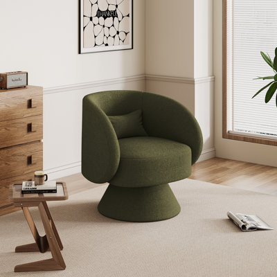 Fauteuil demi-tonneau pivotant Modern