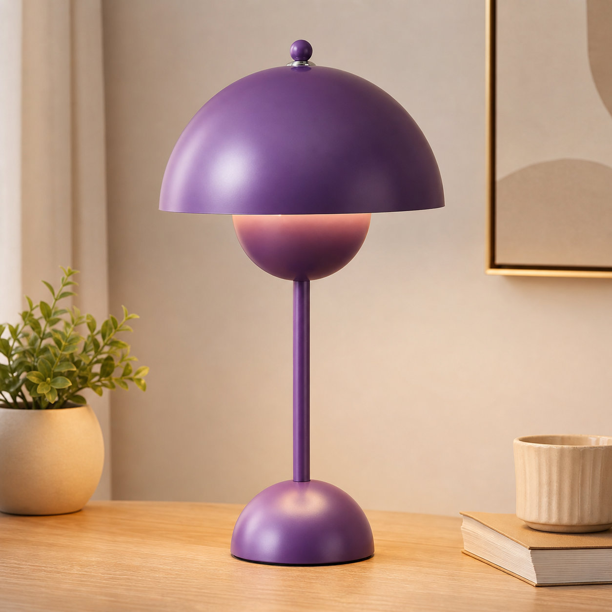 Wrought Studio™ Desk Lamp, Purple