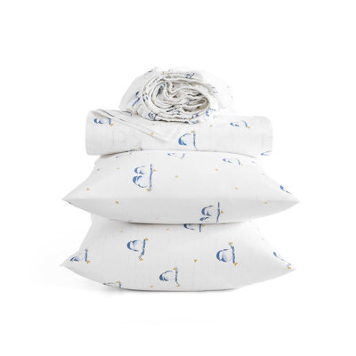 Ensemble de draps en coton percale Poppy & Fritz