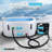 Kodiak 1-Person Inflatable Cold Plunge Ice Bath Tub/Hot Tub With PVC Insulated Lid, Hand Pump, And Repair Kit In Gray