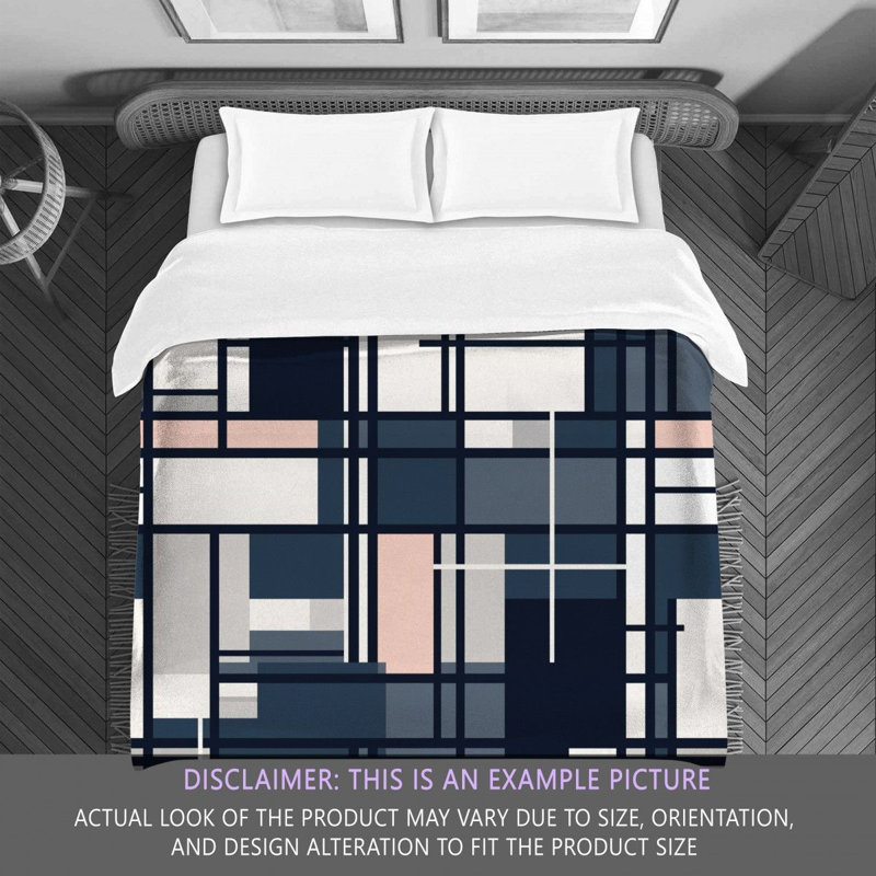 Mondrian Machine Printed Comforter
