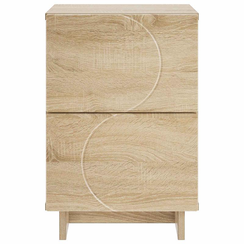 33.5 cm W Bedside Table, Sonoma Oak