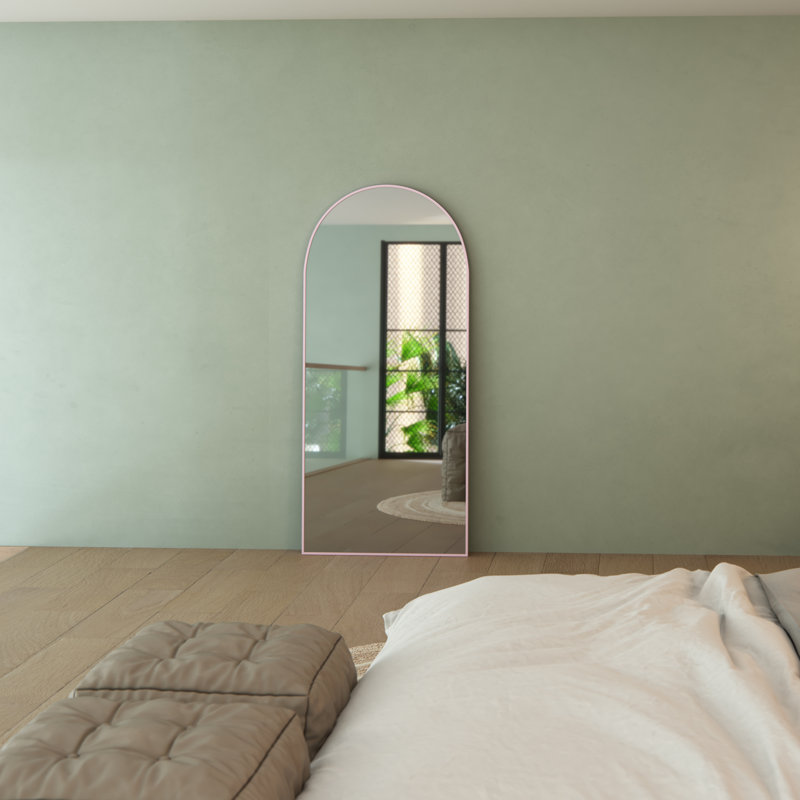 Miroir incliné Kira, Rose, 67 po x 30 po