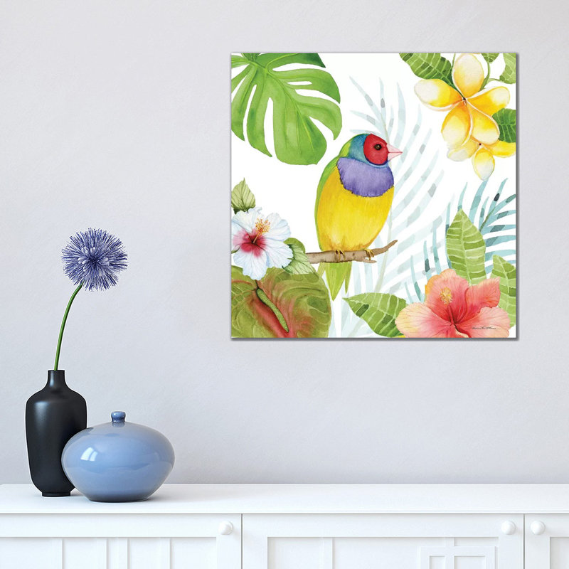Treasures Of The Tropics V by Kathleen Parr McKenna - Wrapped Canvas Gallery-Wrapped Canvas Giclée, 45.72 cm H x 45.72 cm W