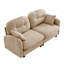 Chenille de chameau modulaire avec coussin, assise ergonomique, matériau à haute résilience et installation facile pour les espaces de vie.