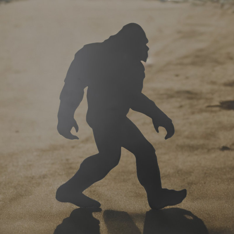 16"H Big Foot Wall Plaque