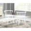 7 tables de salle à manger - table rectangulaire et 6 options de sièges blancs tendance en bois naturel et élégant