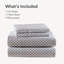 Ensemble de draps et de draps confortables en flanelle 100% coton, conception flocon de neige pour toutes les saisons