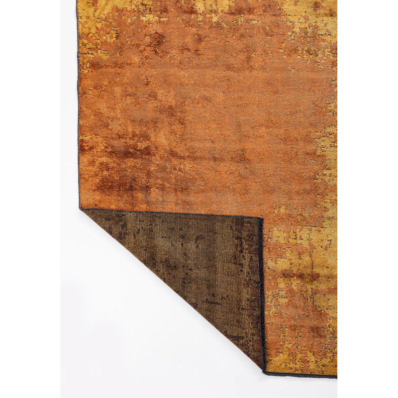 Rayon de soleil moderniste abstrait, Rectangle 9 pi 10 po x 14 pi