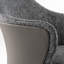 Fauteuil rembourré gris Dooling