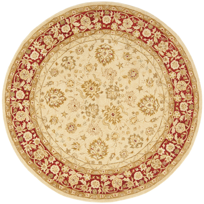 Tingley Hand Tufted Wool Oriental Rug, Round 4'
