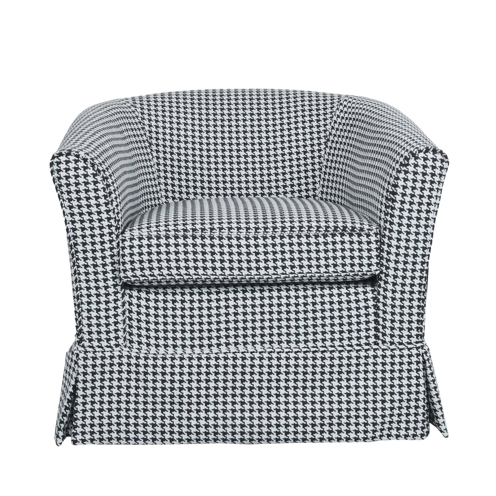 Wildon Home® Fauteuil pivotant Home en blanc: tissu d'ameublement en ...