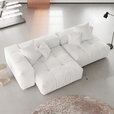 Canapé modulaire 2 places Pixel avec disposition personnalisable et savoir-faire de qualité