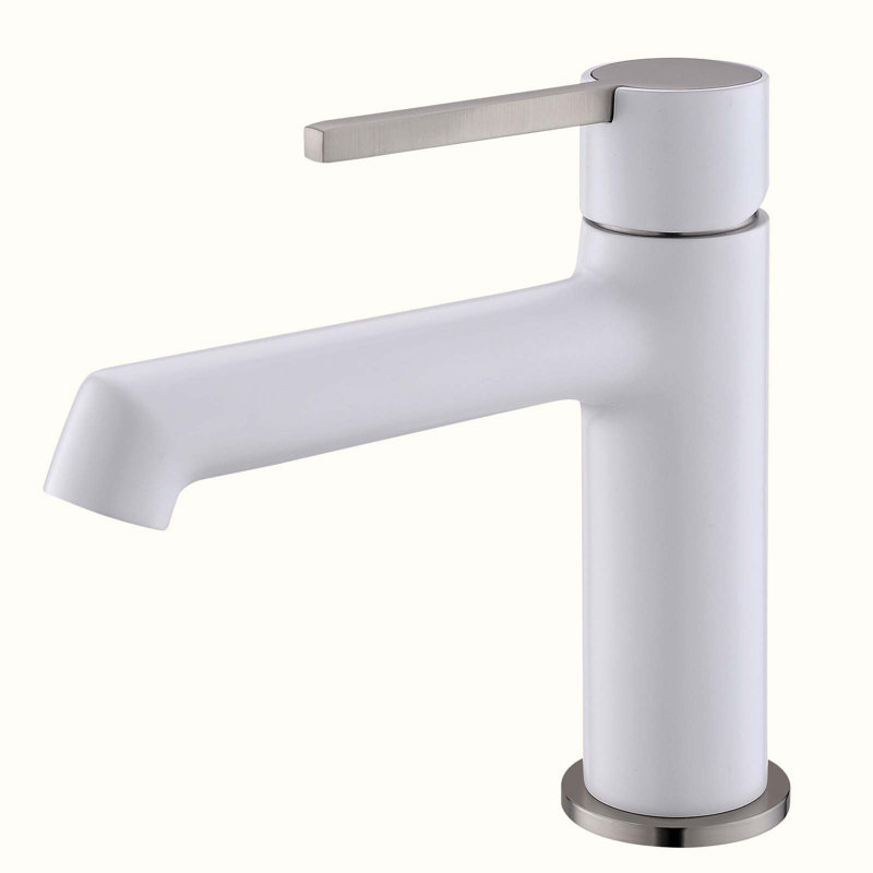 Robinet de salle de bain monocorps et monocommande, Chrome