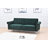 Ermera 85" Velvet Round Arm Sleeper Sofa-74813866