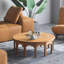 Table basse minimaliste en bois massif Wabi-sabi-109974901